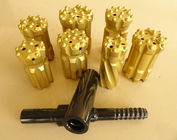 T38 T45 T51 Tungsten Carbide Drill Bits With Spherical / Ballistic Buttons