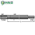 Tungsten Carbide Threaded Drill Rod St58 St68 Drill Tube 6FT For Mining Drill Machinery