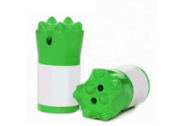 Drilling Equipment Carbide 34mm Taper Button Bit For Ore Mining Green Color