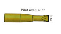 Pilot Adapter 6° / Thread Drill Shank Model R25 Rock Drilling Tools