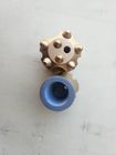 Drifting Tunneling Rock Drill Spare Parts 7 / 11 / 12 Degree Dia 34mm 38mm 41mm