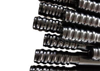 Mining Threaded Drill Rod Rock Drill Rods Forging 600 - 6095mm Length Black Color