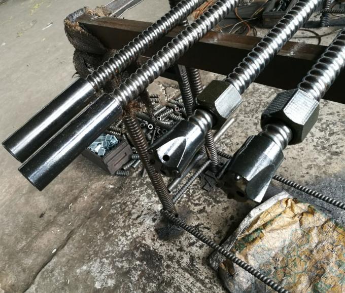 Hot Galvznized Steel Anchor Bolts For Loose Soil / Weathering Rock