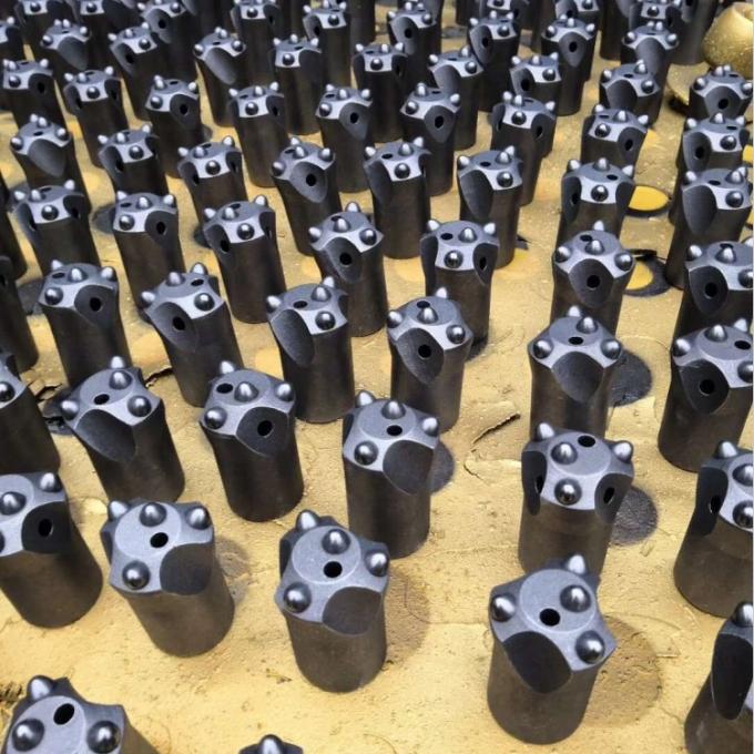 Tungsten Carbide Rock Drill Bit 7 Tips , Taper Sharpener Industrial