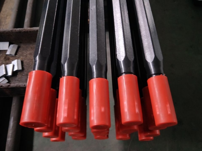 Threaded Drill Rod Threaded Extension Rod With 1220 3660mm Length For