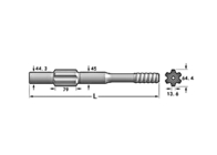 Hd712 788mm Shank Adapter Custom Logo Water Well Drilling