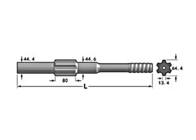 HC 200 Mine Drilling Rig Parts Montabert Drill Shank Adapter