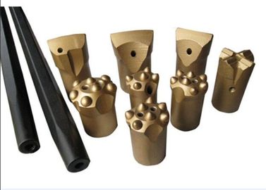 7/11/12 Degree Tungsten Carbide Tapered Drill Bit For Mining Coal Drilling