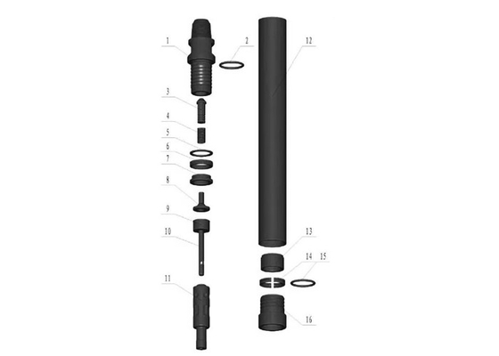 DTH Hammer High Air Pressure Rock Blasting Water Well Drilling DTH Hammer