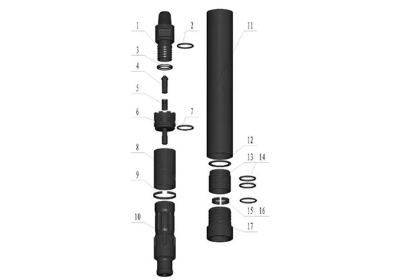DTH Hammer High Air Pressure Rock Blasting Water Well Drilling DTH Hammer