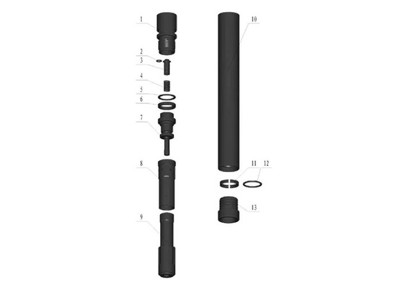 CNC Milling DTH Drilling Tools Air Pressure DTH Hammer For Mining Well Drilling