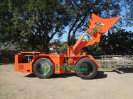 Orange Load Haul Dump Machine , Two Cubic Meters underground lhd machines
