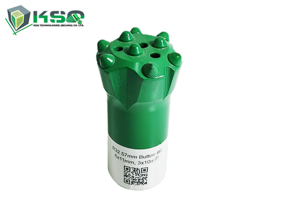 Flat Face R32 Underground Mining Tools Thread Forging Button Drill Bits