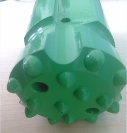 R32 R38 Rock Drill Thread Retrac Button Bit For Mining Rock Drill Machinery , Green Color