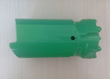 R32 R38 Rock Drill Thread Retrac Button Bit For Mining Rock Drill Machinery , Green Color