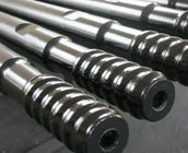 Hex And Round Shape Threaded Drill Rod For Rock Drill , Tungsten Carbide Material