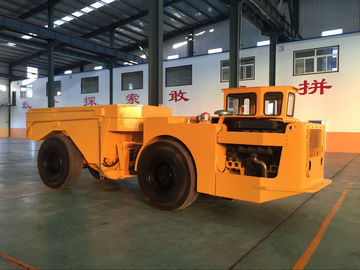 15 Ton Dump Truck Trailer With Wheels , Orange Mining Dump Truck