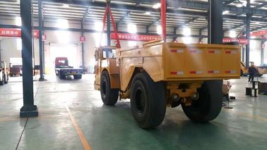 15 Ton Dump Truck Trailer With Wheels , Orange Mining Dump Truck