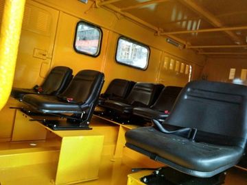 Orange / White / Yellow RS-3CT  Crew Transporter ( 16 Seats ) Underground Dump Truck
