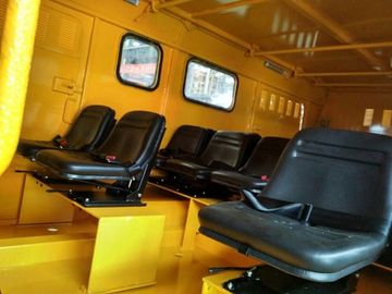 Orange / White / Yellow RS-3CT  Crew Transporter ( 16 Seats ) Underground Dump Truck