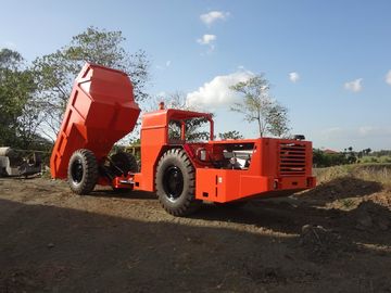 RT-20 Low Profile Dump Truck For Tunneling Rock Excavation With 10m3 Capacity