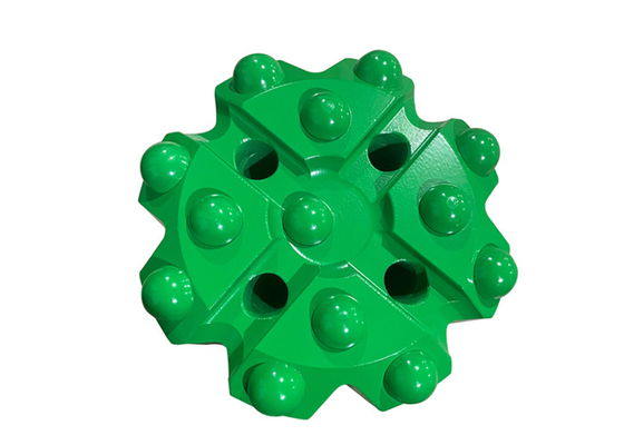 Green / Blue Retrac Button Bit For Medium Hard To Hard Rock Mining Parts T-WIZ60-115