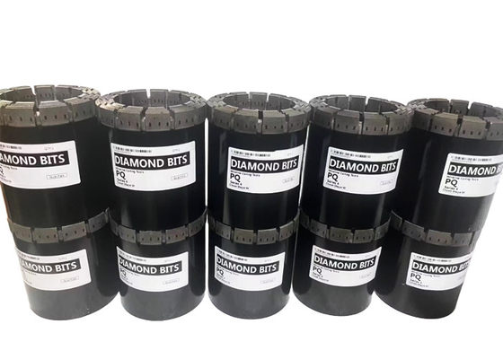 PQ Durable Core Bit Rock Drilling Tools Serrated Crown Shape And Common Size For Overseas Standard Q Series