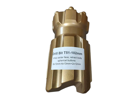 89mm-127mm T51 Diameter Retractable Drill Bit For Tunneling Forging Processing Type