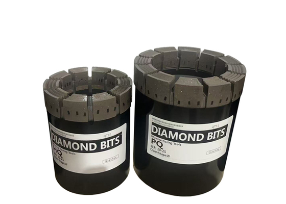 HQ PQ Diamond Impregnated Core Drill Bit for Exploration Coring Drilling