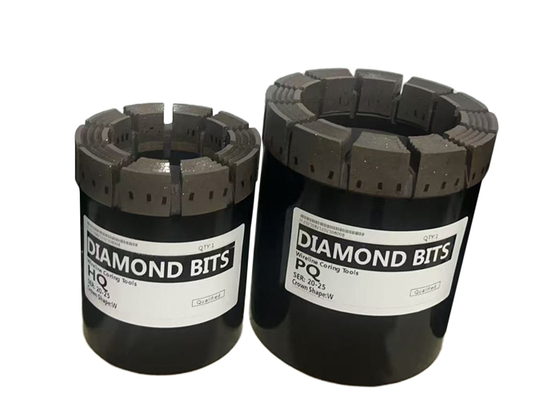 HQ PQ Diamond Impregnated Core Drill Bit for Exploration Coring Drilling
