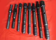 Threaded Rock Drill Bit Shank Adapter Forging Processing With Carbide Material