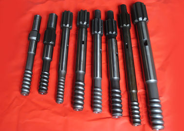 Threaded Rock Drill Bit Shank Adapter Forging Processing With Carbide Material