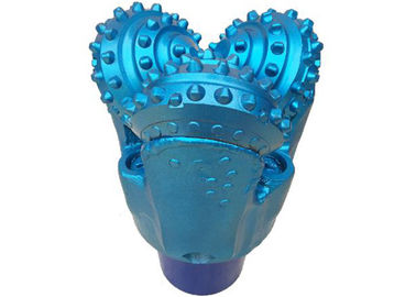 447 IADC Code 8-1/2&quot; Tungsten Carbide Tricone Drill Bit For Hard Soils Blue Color