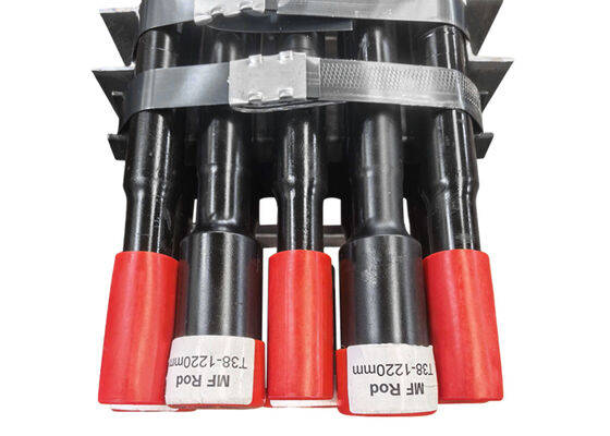 Thread MF Rock Drill Rod T38 1220mm Top Hammer Drilling Tool For Mining Quarry Hard Rock Factory Price