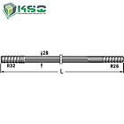 Milling Rock Drilling Tools R28 Drifter Rod With Flushing Hole 8.8 Mm