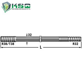 R32 Drifter Rod R/T38-Hex 32-R32 Flushing Hole 9.6 mm