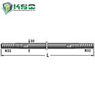 R32 Extension Rod R32-Round 32-R32 Flushing Hole 9.2 mm Wrench Flat 25.4 mm