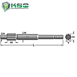 Atlas Copco Drill Shank Adapter COP1032, COP1036,COP1038HB