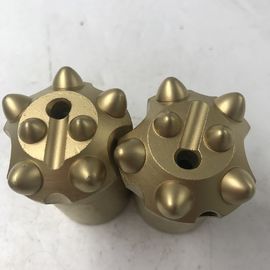 Conical Rock Drill Button Bit 38mm Tapered Rock Drilling Bit For Mitsubishi With Flushing Line