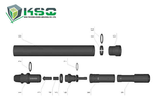 DTH Drilling Tools For DTH345 Hammer , DTH345-12 Bit Retainer Ring