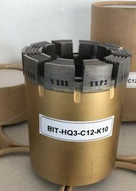 Geological Drilling Q3 Diamond Core PDC Drill Bit For Triple Tube Core Barrels