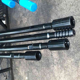 Tungsten Carbide Mining MF Threaded Drill Rod T45 Flushing Hole 17 Mm