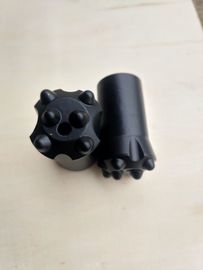 Tapered / Threaded Rock Drill Bit For Drifting / Tunneling Dia 34mm 38mm
