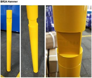 BR2 / BR3 2" DTH Hammers Well Drilling Low Air Pressure BR2 Hammer Yellow Color