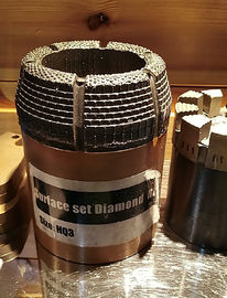 HQ Diamond Core Drill Bit Surface/Impregnated Set High Wear Resistance