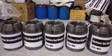 HQ Diamond Core Drill Bit Surface/Impregnated Set High Wear Resistance