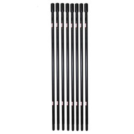 Round MF Speed Extension Threaded Drill Rod Carbon Steel Material 3660mm Length