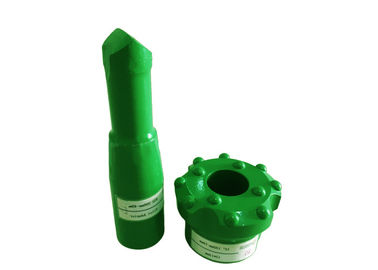 Green Color Forging Reaming Drill Bit R25 R28 R32 Hard Rock Tungsten Carbide