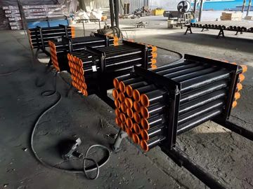 Black DTH Drill Pipe 6000mm - 89mm Down The Hole Drilling Tools 2 3/8 API Reg