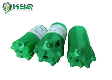 Tapered Button Drill Bit 11° Carbon Steel Short Skirt 38mm Coal Mining High Wear Resistance